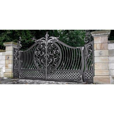 China Good Quality Modern Durable Steel Garden Designs Simple Gates Iron Gate Design for sale