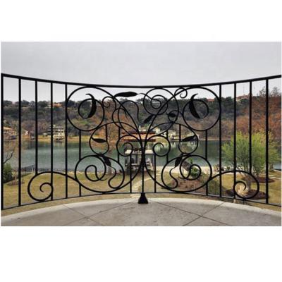 China Modern High Quality Cheap Wrought Iron Panel Iron Fence Panels Iron Garden Fences for sale