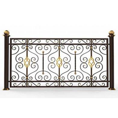 China Modern Iron Mesh Fence Gate Premium Quality Cast Iron Fence Wrought Iron Fence Panel for sale