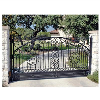 China High Quality Modern Wrought Iron Gate Design Garden Arch Wrought Iron Gate Iron Gate Lock for sale