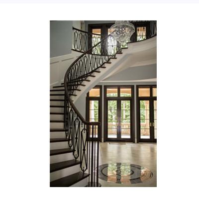 China Hot Selling Modern Iron Stairs Railing Models Iron Stairs Simple Design For Iron Stairs Railing for sale