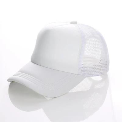 China JOINT Wholesale Sublimation Guarantee Quality Factory Blank Baseball Nets Cap For Customize Logo for sale