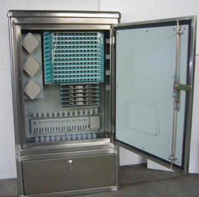 China Stainless Steel Fiber Optical Cross Connection Cabinet for sale