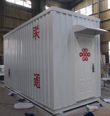 China Steel Armored Telecom Shelter, Outdoor Telecom Shelter, Sandwich Structure, Custom Made for sale