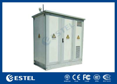 China ET200100200C-200 Base Station Outdoor Cabinet Three Compartments With 3 Front Doors à venda