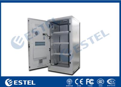 China Aluminum Outdoor Battery Cabinet One Front Door For Telecom Station IP55 for sale