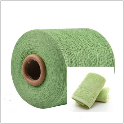 China Ne30/1 Antistatic Ne24/1 Recycled Cotton CVC Polyester Yarn For Towel Knitting for sale