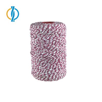 China OEM Ne 0.6s/4 Antistatic Cheap White Red Twist Recycled Cotton Broom Yarn for sale