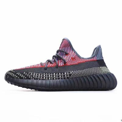 China Cushioning Hot Selling Original Yeezy Breathable Jogging Casual Running Tennis YEEZY 3 350 Brand V2 Shock Absorption Sneakers Men And Women for sale