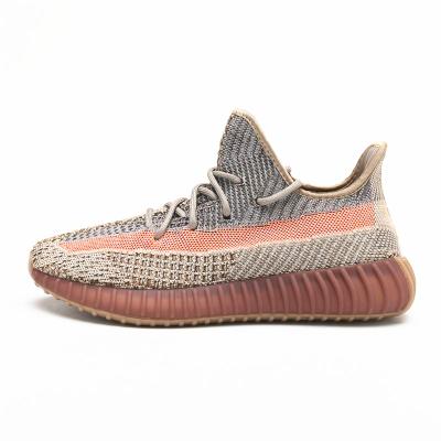 China Cushioning Thoughtful Sneakers Original Fitness Fashion Style Walking Shoes Knit Upper Men Original Yeezy Running Shoes 350 V2 Sports Shoes for sale