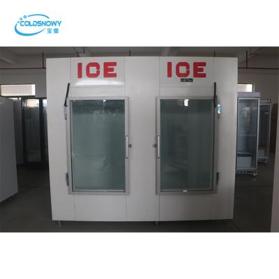 China Freezers Wall Ice Freezer Cold Box For Gas Station Use With CE Solid Door Or Glass Door Cold Storage Cool Box For Supermarket for sale