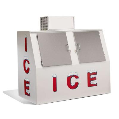 China Automatic Freezers Defrost Ice Boxes Commercial Indoor Merchandiser To Defrost Outdoor Cube Ice Freezer Boxes Ice Merchandiser for sale