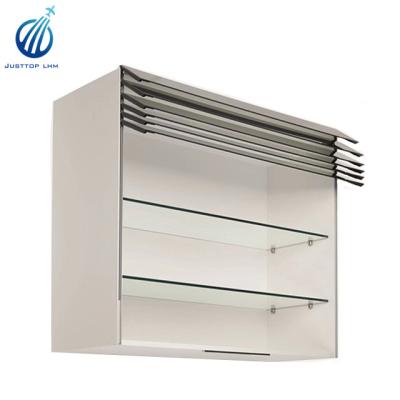 China Home Indoor Furniture Electric Touch To Open Cabinet Door Hanging Glass Accessories for sale