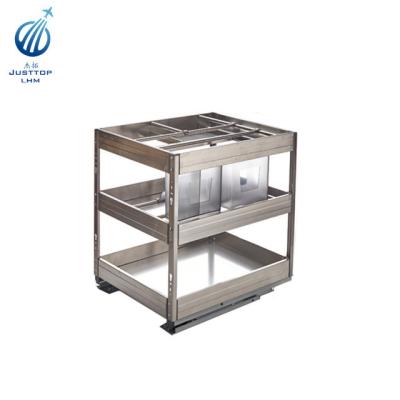 China Sustainable Universal Stainless Steel Drawer Basket For Kitchen for sale