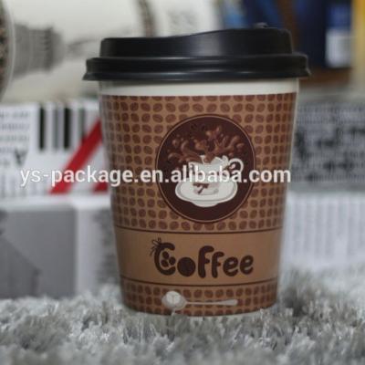 China Manufacturers Disposable Supplier Customized Printing Double Wall Coffee Paper Cup for sale