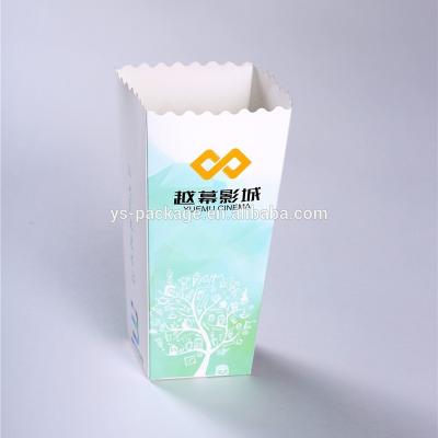 China Recycled Materials 46oz Folding Popcorn Paper Box Hot Sale For Cinema Movie Promotion for sale