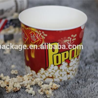 China Factory direct disposable paper popcorn bowl food grade for sale