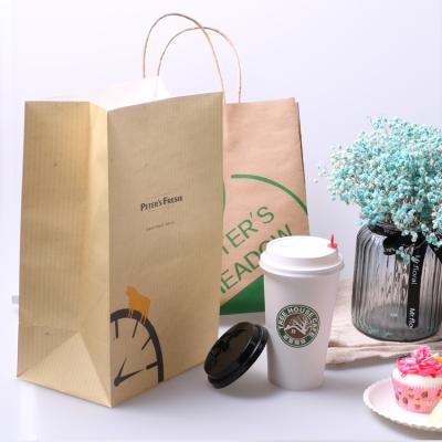 China Recyclable Food Grade Bake Use Paper Bag Without Handle for sale