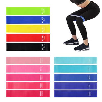 China Durable Custom Logo Yoga Band Exercise Fitness Resistance Loop Bands Workout Loop Fitness Resistance Bands for sale