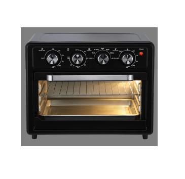 China Commercial Hot Sale 25L Electric Toaster Oven 1400w 110-240V Convection Mini House Using Oven With Inside Lamp, Convection&Broil Air Fryer for sale