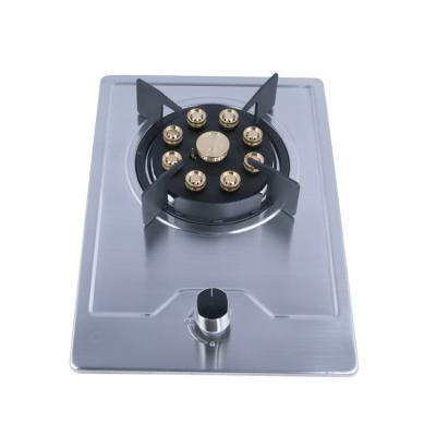 China Extinction protection new low price single cooktop type cooktop use silver iron house gas burner for sale