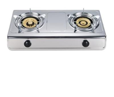 China Hotel Home Kitchen Cooking Appliances Commercial 2 Cooktops Double Burners Stainless Steel Restaurant Equipment High Quality Gas Stove for sale