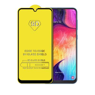 China High clear 9D full glue tempered screen protector for Samsung A30 A50 A20 A40 A10 A10S A20S, glass shield for Samsung M10, M30, A50, A70. for sale