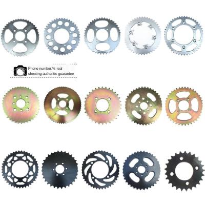 China Metal Motorcycle Speed ​​Up Big Retrofit Double Sprocket Plate Fuel Saving Fuel Saver 420 428 520 530 Chain Tooth Plate for sale