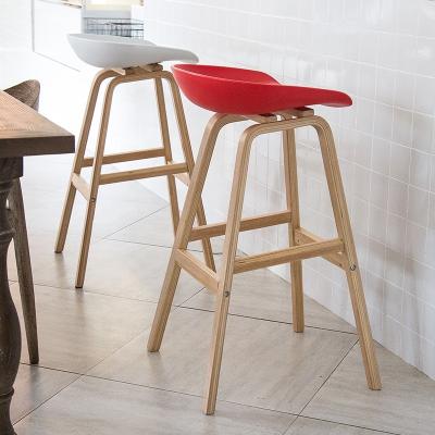 China Adjustable (Other) Dining Bar Chairs Yellow Height Plastic Counter Chair Modern Bar Stool Umpire Chair For Bar Table for sale