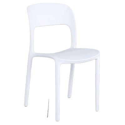 China Garden Outdoor Stackable Nordic Plastic Chair Modern Chair In Polypropylene Cafe Chair Outdoor Stackable Plastic Garden Pool Dining Chair for sale