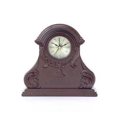 China Antique European Style Classic Antique Mantel Clocks Desk Table Clock Alarm for sale