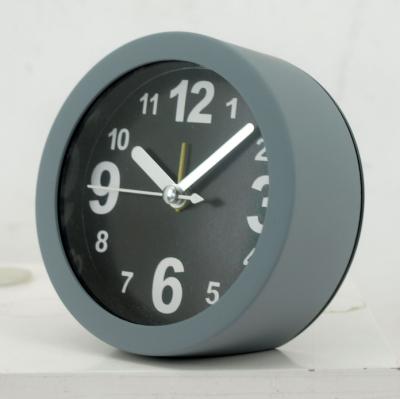 China Modern Simple Style Antique Style Round Alarm Table Clock Analog for sale