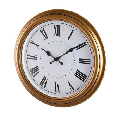 China Retro Antique Style Plastic Indoor /Outdoor Garden Waterproof Clock for sale