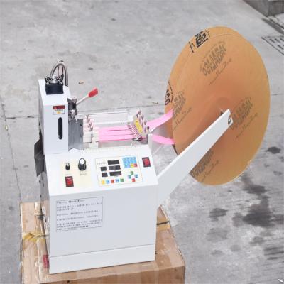 China Automatic Computer High Quality Cutter Hot and Cold Nylon Zipper Tape Strap Elastic Knife Care Label Cutting Machine for sale