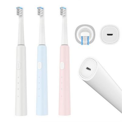 China New Carry Travel Electric Waterproof Toothbrush Easy Filling Portable Battery Operated Sonic Electric Toothbrush for sale