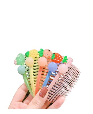 China Sweet Girls Bangs Hair Side Comb Children's Hair Comb Children's Comb Non-slip Finish Cute Princess Hair Accessories Hairpin for sale