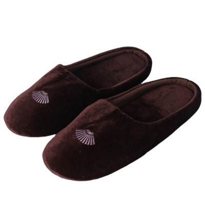 China Fashion Custom Logo Women Brown Winter Eva Flight Hotel Slippers\cheap price high quality luxury comfortable\durable for bathing for sale