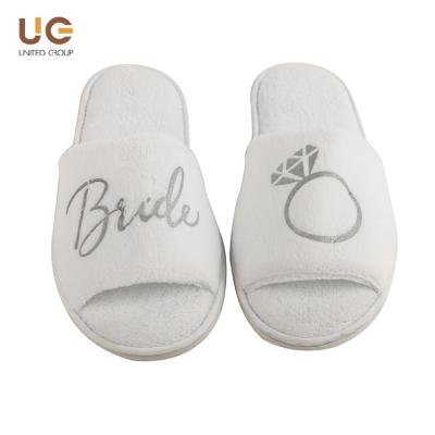 China Professional Hotel Coral Fleece Hotel Slipper High Quality Closed Toe Hotel Slipper for sale