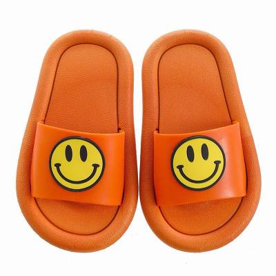 China Flip Flops Smiley Girls Sandals Cartoon Boys Flip Flops Kids Adults Baby Shoes Flip Slippers 2021 Summer Printed Children New for sale