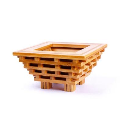 China Europe bamboo pavilion China tea box high-grade storage box opens boutique gift storage box coffee table decoration ornaments for sale