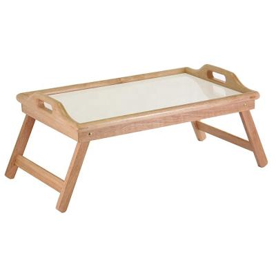 China Europe\North America Natural White Bamboo Bed Tray Top for sale