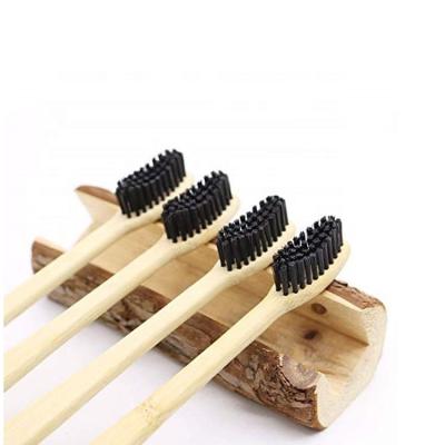 China Disposable Eco-Friendly Natural Organic Bamboo Toothbrush Ergonomic Soft BPA Free Bristles for sale