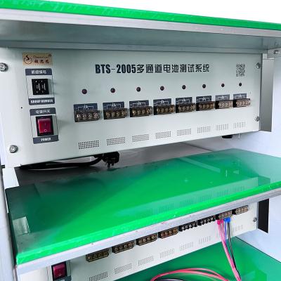 China Lab Use 8 Channel 5V Battery Charge Capacity Tester for lead acid lithium lifepo4 18650 all types battery with software BTS-0205/BTS-0305/BTS-0605/BTS -1005/BTS-2005//PC for sale