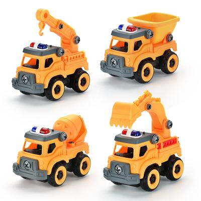 China Wholesale Cheap Price Toy Hot Sale Diecast Building Blocks Engineering Car Toy for sale