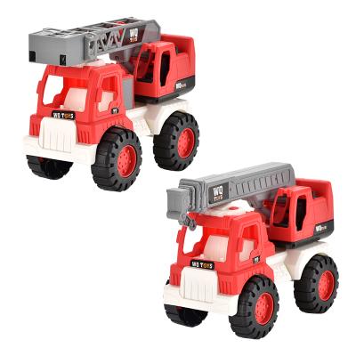 China Toy Wholesale New Mainan Anak 2021 Force Control Fire Truck Friction Toy Vehicle for sale