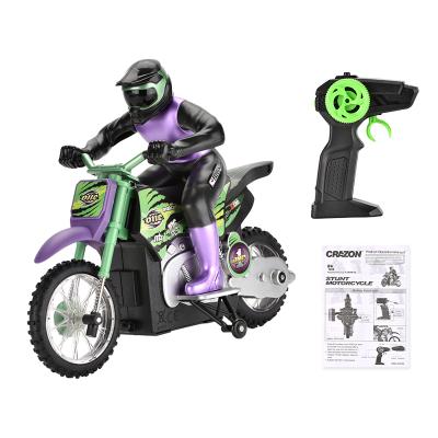 China RC Hobby Factory New Motos De Juguete 1:18 2.4G Outdoor Radio Control Toys Rc Motorcycle for sale