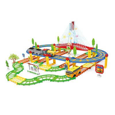 China 2021 Hot Selling Popular Toys Acousto-optic Electric Track Slot Toy Children Like for sale