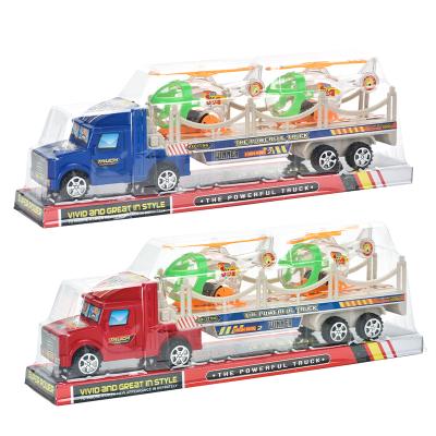 China Wholesale Cheap Single Inertia Car Truck Bridge Friction Toy Price Car Diecast Toy for sale