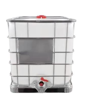 Chine Plastique chimique de réservoir du HDPE 1000L IBC blanc pour le stockage liquide à vendre