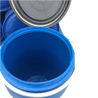 China Aangepaste 55 Gallon Blauwe Plastic Trommel 200 Literhdpe 450mm Diameter Te koop